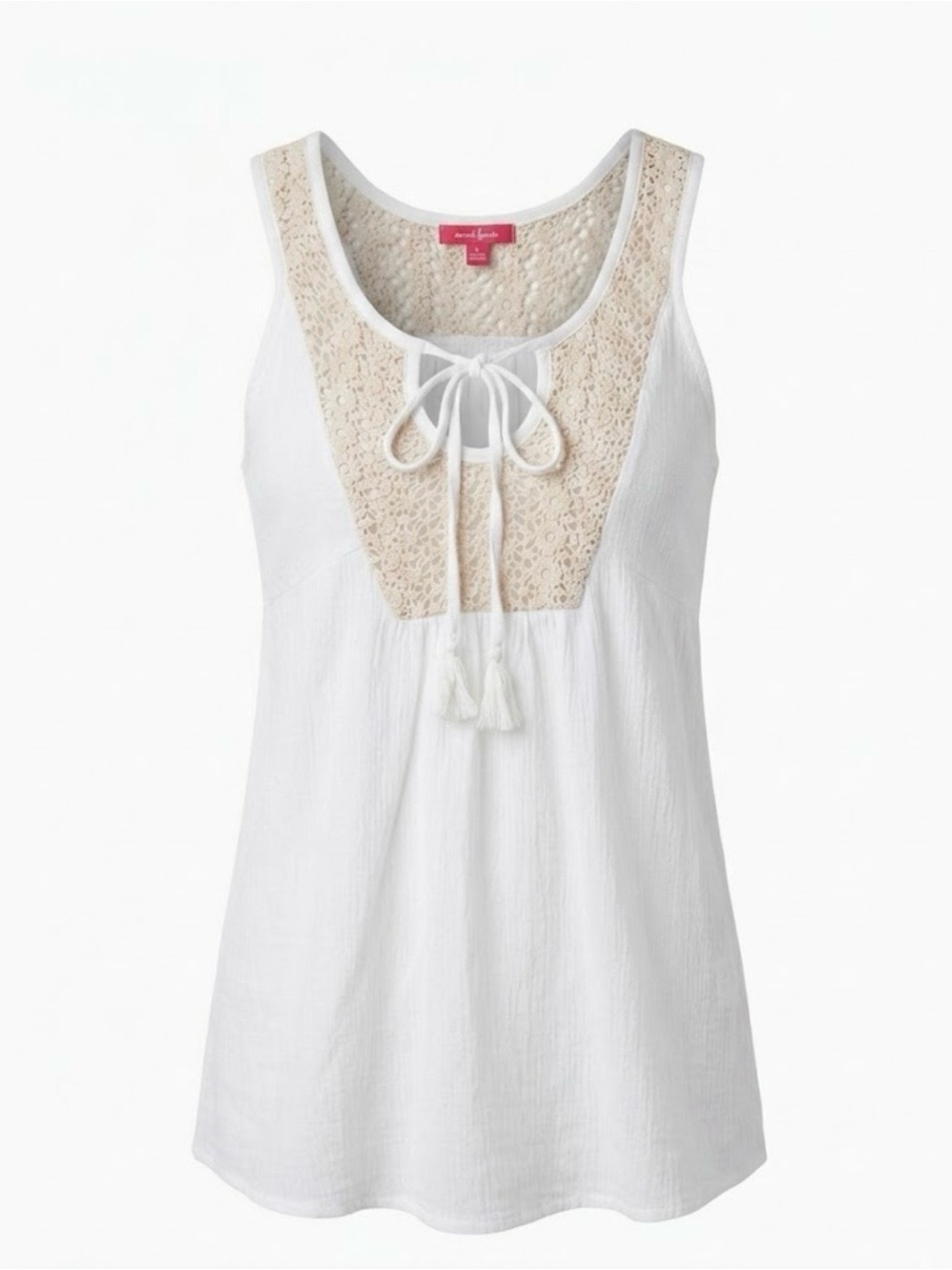 Swimsuit Cover Up Size Small Cream Tan Boho